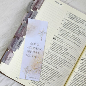 She Will Not Fall- Bookmark